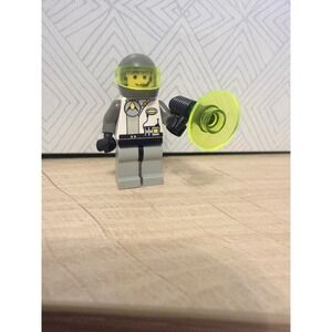LEGO Space Exploriens Minifigure sp012 Grey White Suit Trans-Neon Green